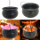 Festival Halloween 12" Black Cauldron Kettle for Trick or 5