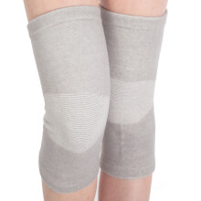 Grey Self-Heating Knee Support Brace for Adults, Ideal for Sports