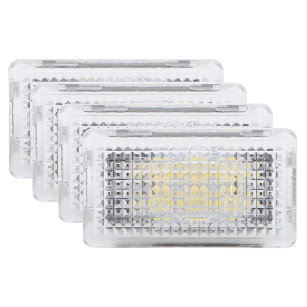 Bright Car Atmosphere Leds For Tesla Model 3 4Pcs White 7661358720700