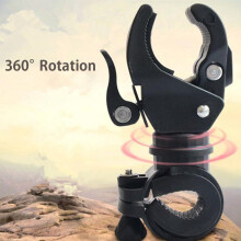 Supporto per luce da bici General ABS, rotante a 360, 11,5 cm