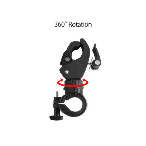 Supporto per luce da bici General ABS, rotante a 360, 11,5 cm 2