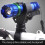 Non-Slip LED Flashlight Holder Clamp for 20-35mm Bicycle Handlebars 6