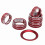 Kit de 6 capuchons rouges pour bouton audio, 10e génération 2018-2020 10
