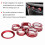 Kit de 6 capuchons rouges pour bouton audio, 10e génération 2018-2020 5