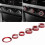Kit de 6 capuchons rouges pour bouton audio, 10e génération 2018-2020 8