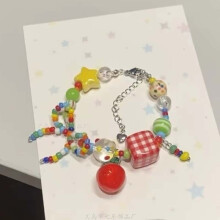 (Model 7) Four-petal zirconia flower bracelet