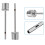 72 W LED Desk Lamp Touch Control Color Temperature Adjust Silver 5