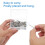 72 W LED Desk Lamp Touch Control Color Temperature Adjust Silver 4