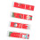 4pcs Square Shape DIY Lipstick Tube, ABS Empty Lip Balm Container 11
