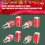 4pcs Square Shape DIY Lipstick Tube, ABS Empty Lip Balm Container 8