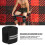 Elastic Knee Wraps Compression Brace for Weightlifting, 180 x 8cm Black/Gray 8