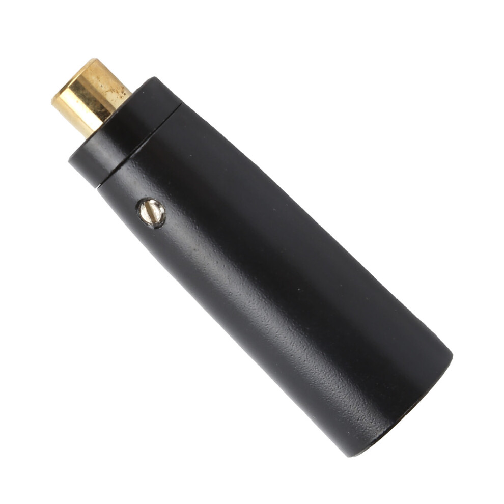 Rca Female To Xlr Male Adapter Zinc Alloy Audio Connector Black 4901358725200