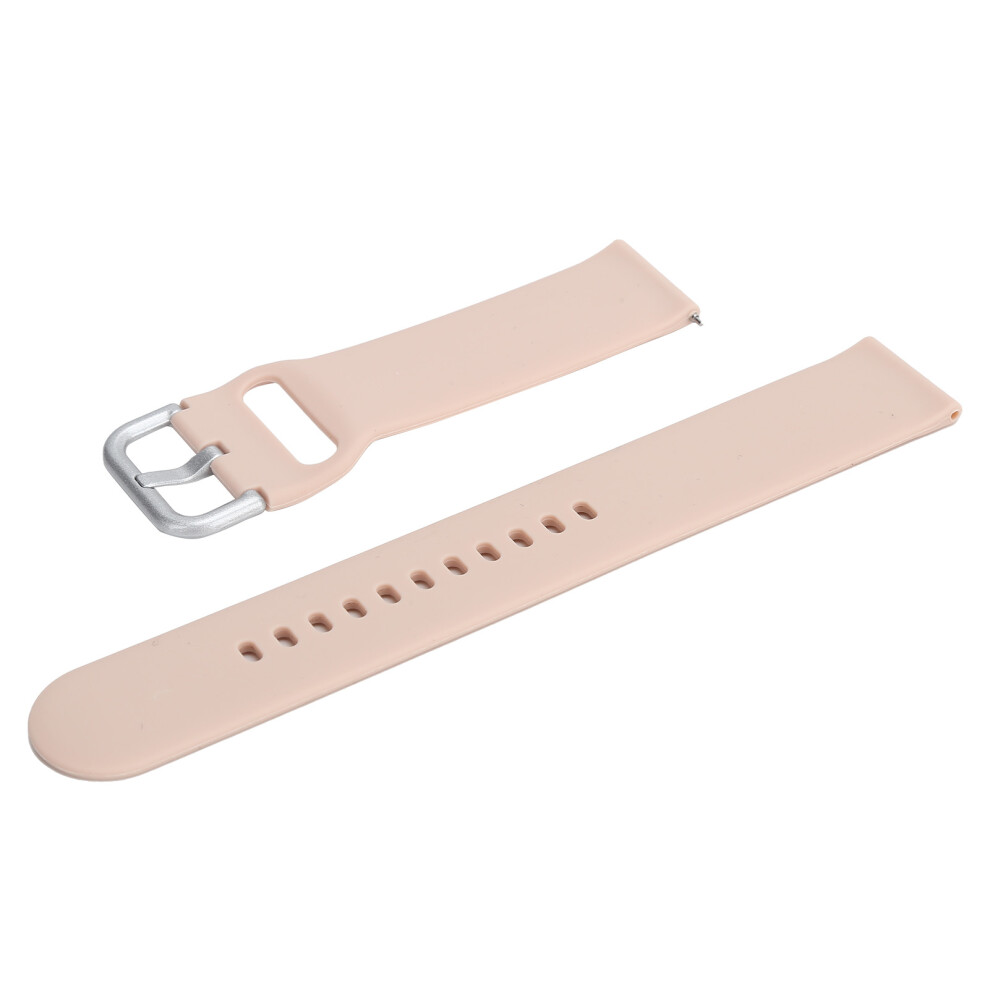 Silicone Watch Strap For 42Mm/40Mm Smartwatches, Replacement Band Pink 7891358726260