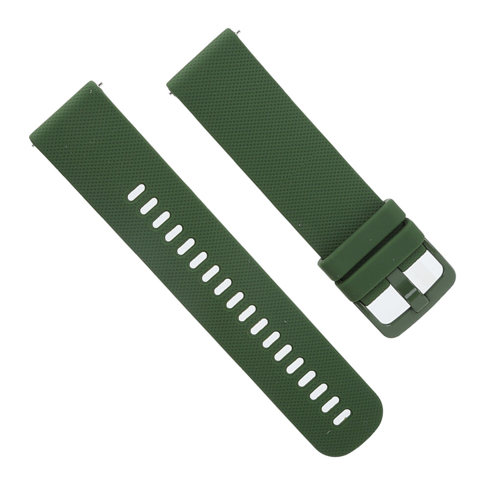 Silicone Watch Band Strap For 42Mm/40Mm Smartwatches, Green 9431358726259