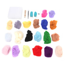 Needle Wool Felt Kit 20 Colors 5g for DIY Handcrafts & Toys