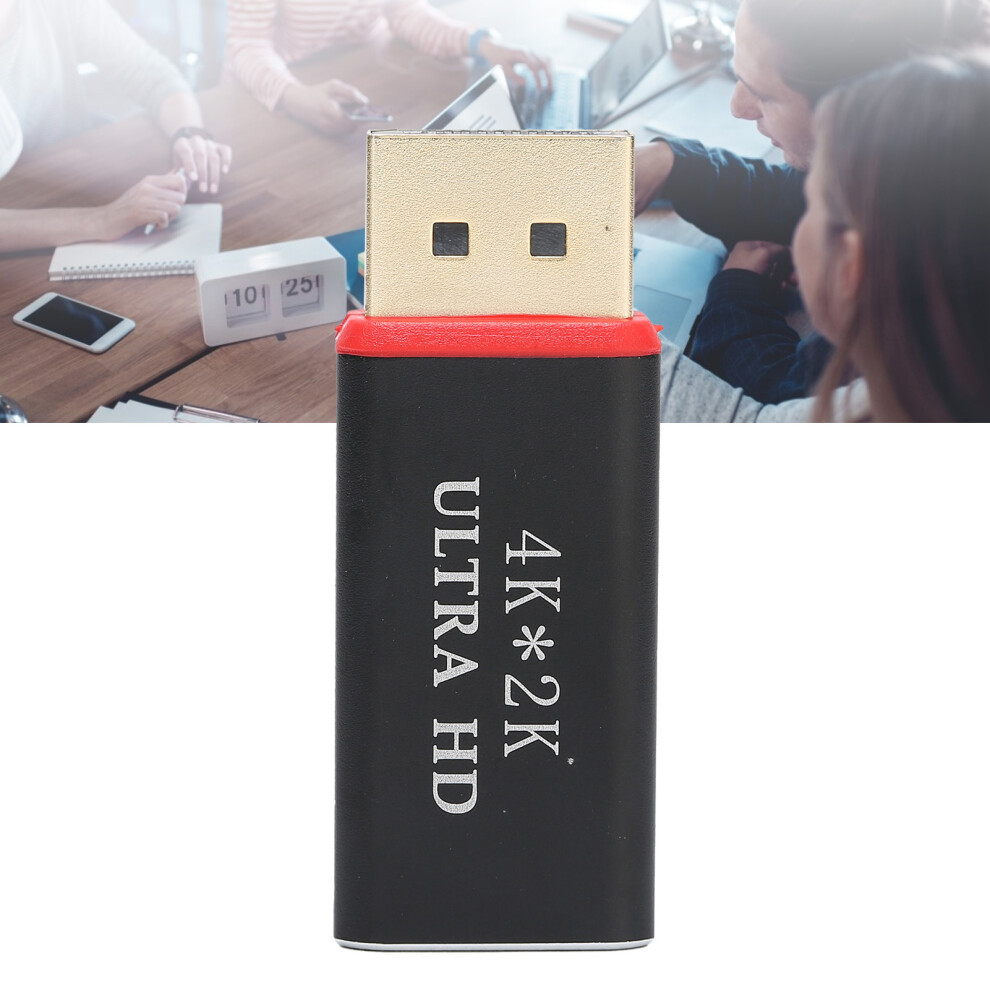 Dp Male To Hdmi 1.4V Female Adapter 4K -Plated Converter Black/Gold 8791358726422