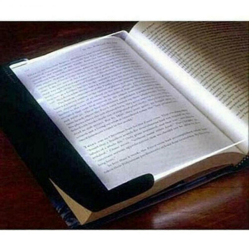 Creative LED Book Light Reading Night Flat Plate Lamps Portable Travel 1