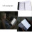 Creative LED Book Light Reading Night Flat Plate Lamps Portable Travel 4