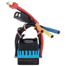 RC Waterproof 45A Sensorloser bürstenloser ESC für 1/10 RC Autos
