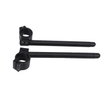 2 pezzi Morsetto rialzamanubrio da 41 mm/1,6 pollici, nero