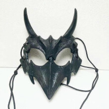 (Night Fork (Black))Secondary Yuan Face Mask God Fork Dog Man Mask Performance Cos Up Props
