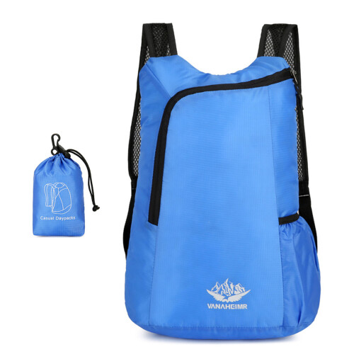 Packable Backpack Water Resistant Travel Daypack for-sapphire