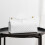 Tissue Box Cover Modern PU Leather Rectangular Tissue Box-White 5