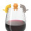 Marqueurs de verres à vin en Silicone couché en forme de chat, 6 5