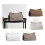 Tissue Box Cover Modern PU Leather Rectangular Tissue Box-White 3