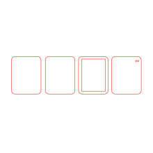 Quicksand Empty Plates DIY Shake Empty Plate- size 3