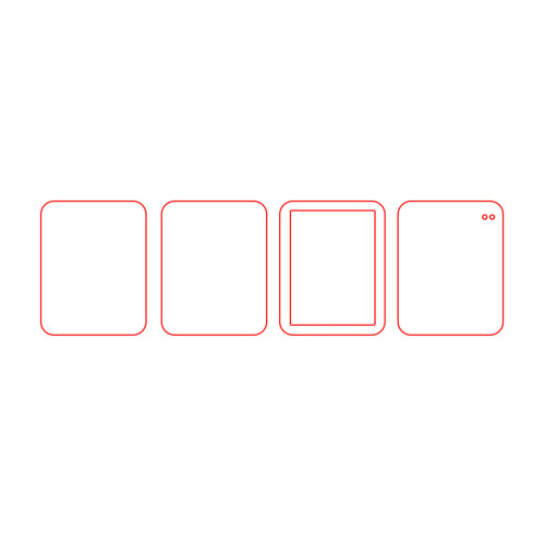 Quicksand Empty Plates DIY Shake Empty Plate- size 3