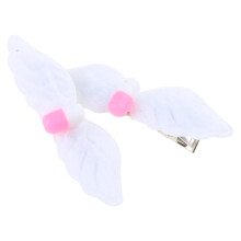 2pcs Fashion Pill Star Wings Hairpins Hair Duckbill-Pink 1 pill