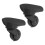 2Pcs Trolley Casters Replacement Heavy Duty Roller-W153 black 1