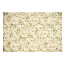 Pottery Ceramics Clay Transfer Paper Flower-Green Line Rose