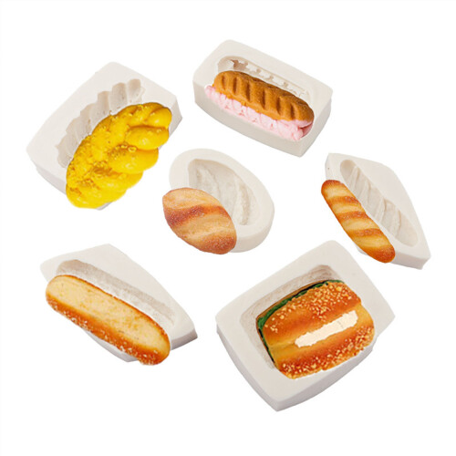 Bread Simulation Model Silicone Mold Cake-Mousse-Pink 3127 1