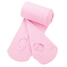 Women Girls Soft Opaque Convertible Footless Dance-Pink S