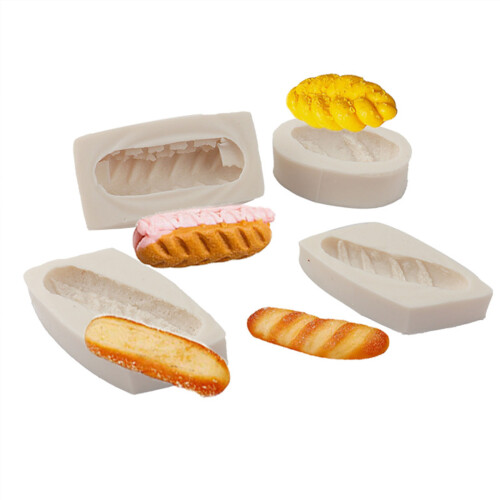 Bread Simulation Model Silicone Mold Cake-Mousse-Pink 3127 2