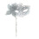 Mardi Gras Mask Halloween Party Mask with Holding Stick-Silver 1