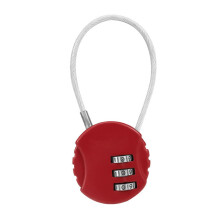 Multi-purpose Anti-theft Lock Resettable Combination-Red 13cm