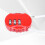 Multi-purpose Anti-theft Lock Resettable Combination-Red 13cm 5