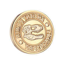 Vintage Seal Wax Stamp Head for Archeologist Carved-A