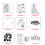 Forever Love Silicone Clear Stamp Boy & Girl Pattern-Clear 3