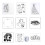 Forever Love Silicone Clear Stamp Boy & Girl Pattern-Clear 4
