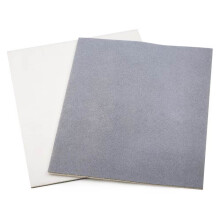Ensemble de 2 tapis de perles en éponge gris et Beige, plateaux
