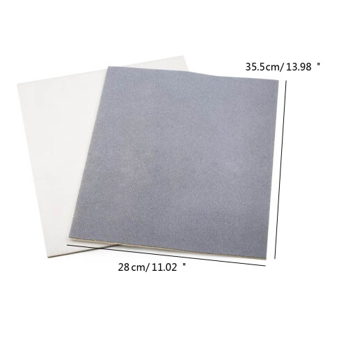 Ensemble de 2 tapis de perles en éponge gris et Beige, plateaux 2