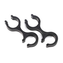 1 paire de Clips pour poteaux de randonnée, pinces pour-Noir