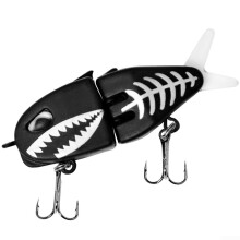 6cm 3D Printed Lures Hard Crankbaits For Bass And Trout Fishing With Lifelike Movement And Enhanced Hooking Black