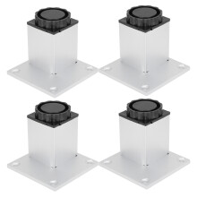 4Pcs Sofa Bein Aluminium Legierung Platz