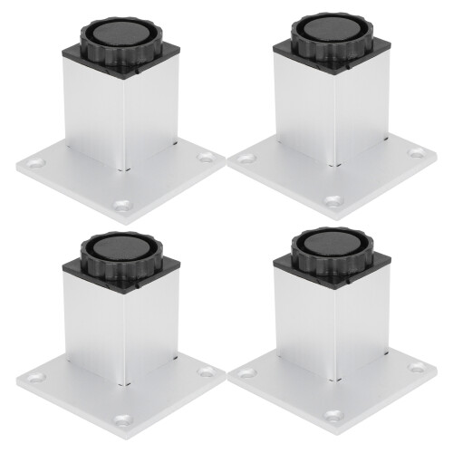 4Pcs Sofa Bein Aluminium Legierung Platz