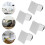 4Pcs Sofa Bein Aluminium Legierung Platz 10